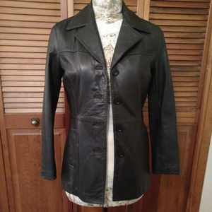 JLC soft leather jacket, size S